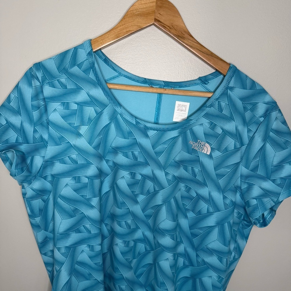 The North Face Blue Graphic Short Sleeve Tee - Picture 3 of 8